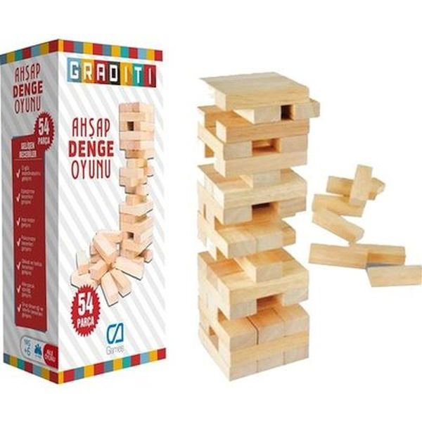 Graditi Ahşap Denge Oyunu 54 Prç