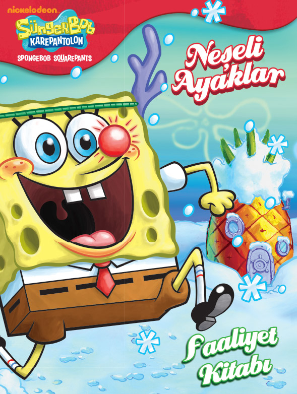 Süngerbob Karepantolon Neşeli Ayaklar - Faaliyet Kitabı