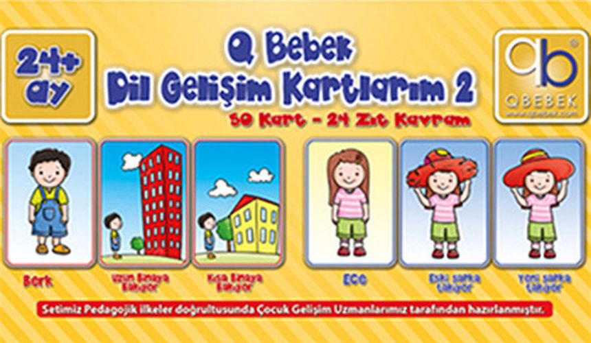 Q Bebek Dil Gelişim Kartlarım 2