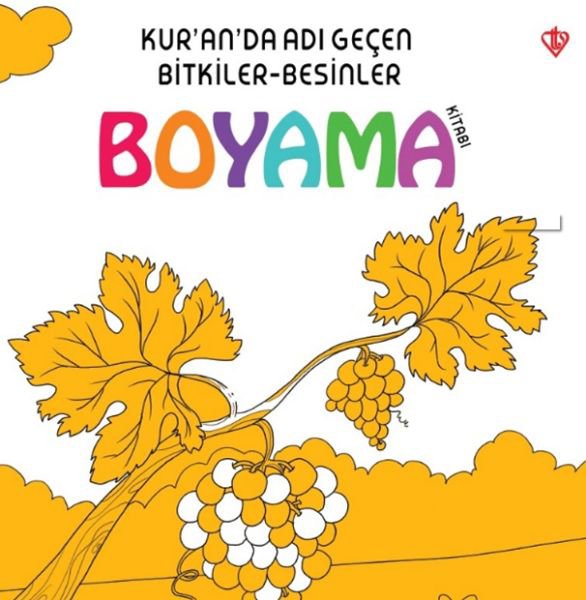 Kuranda Adı Geçen Bitkiler-Besinler - Boyama Kitabı