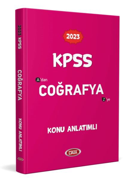 Data 2023 KPSS Coğrafya Konu Anlatımlı