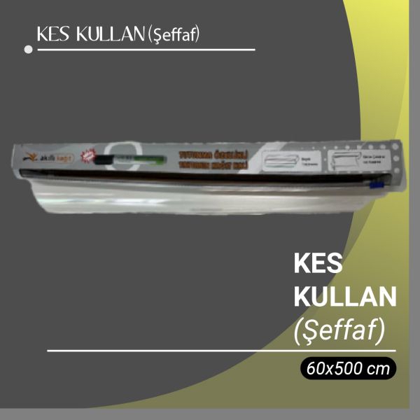 Kes Kullan Şeffaf (Kutu)