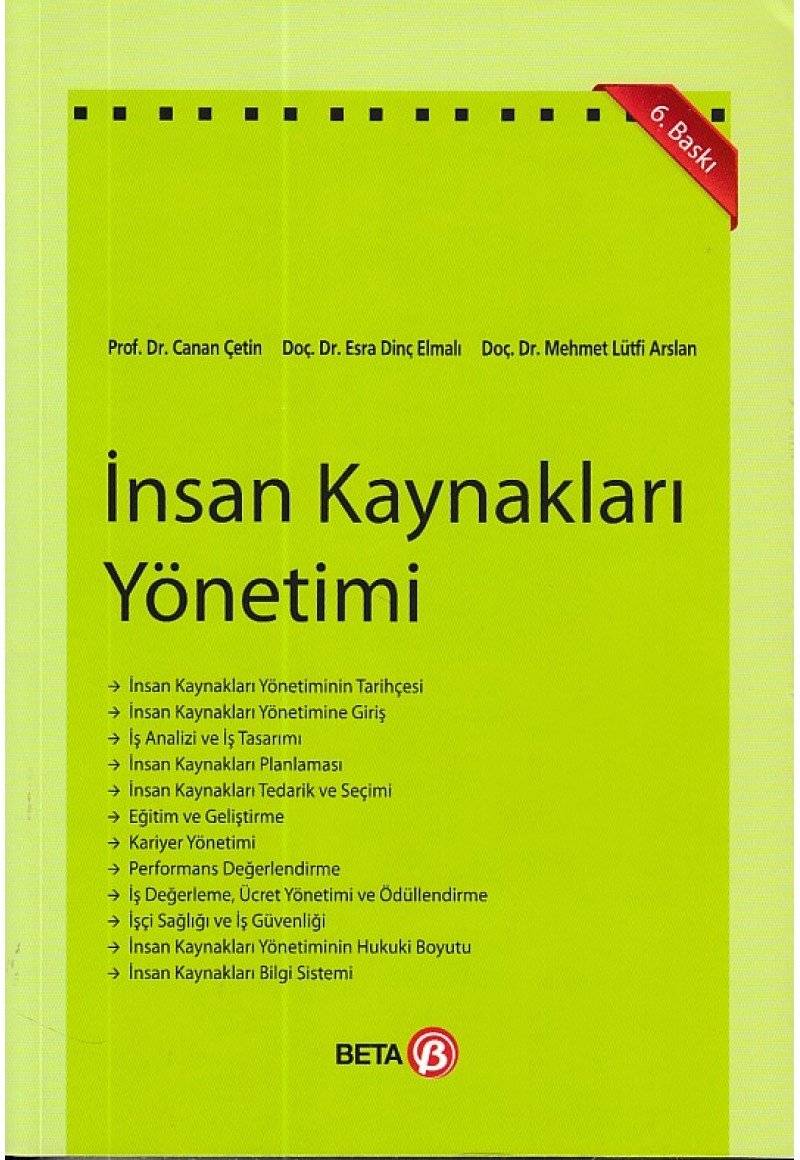 İnsan Kaynakları Yönetimi