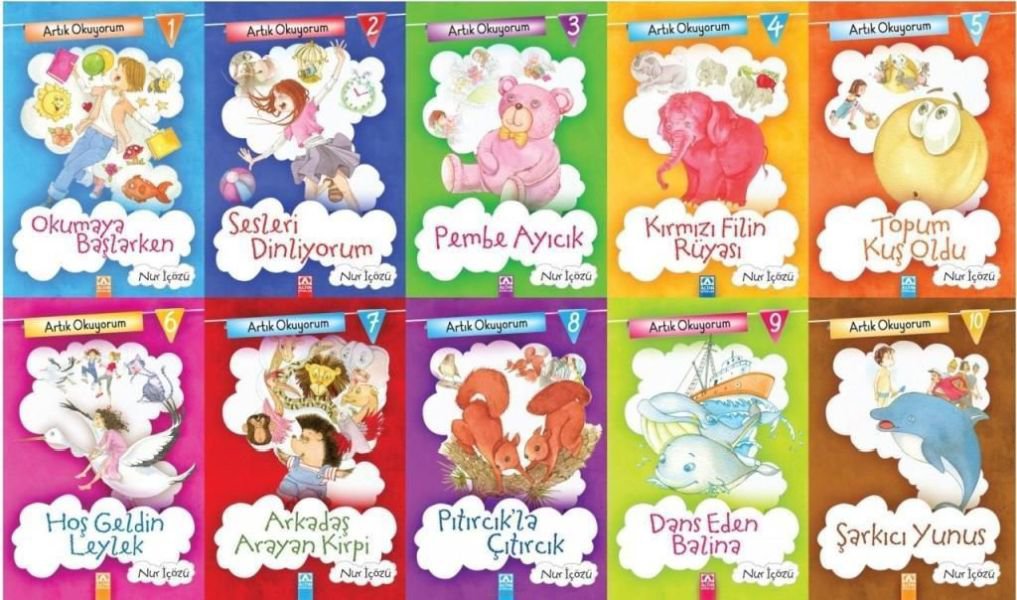 Artık Okuyorum 1. Sınıf Okuma Seti - 10 Kitap Takım