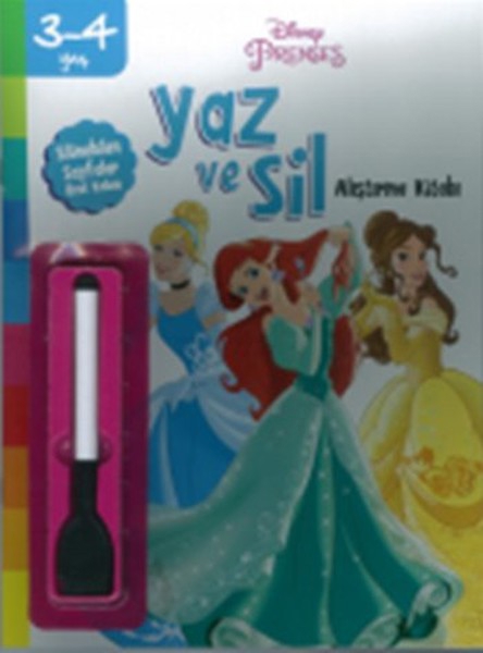 Disney 3-4 Yaş Yaz ve Sil Prenses