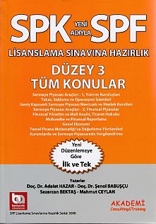 SPK-SPF Düzey 3 - Tüm Konular