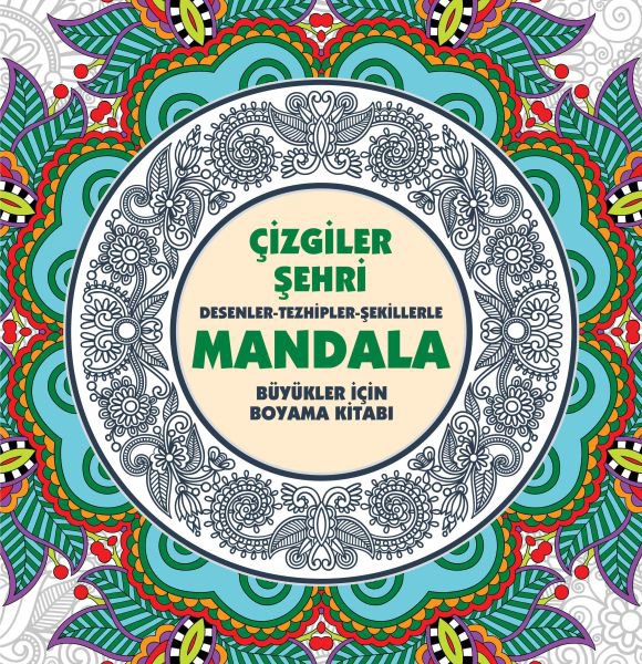 Çizgiler Şehri - Mandala (Büyükler İçin Boyama)