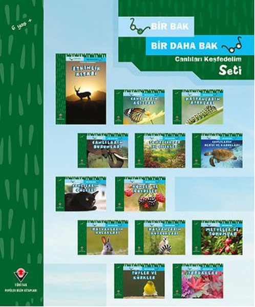 Bir Bak Bir Daha Bak - Canlıları Keşfedelim Seti - 13 Kitap Takım