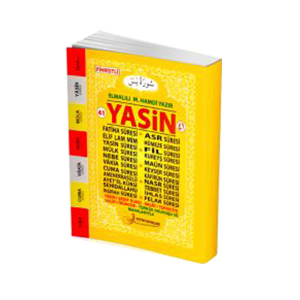 41 Yasin Türkçe Okunuşu ve Manalarıyla Fihristli Cep Boy F019