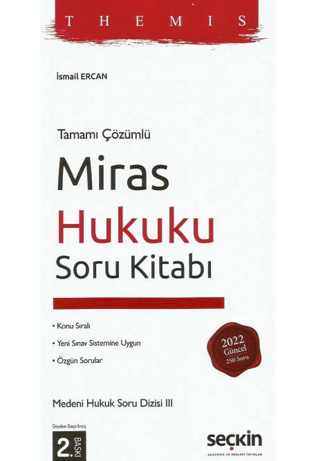 Themıs Miras Hukuku Soru Kitabı