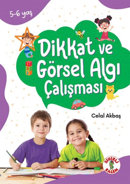 Dikkat Odaklı Etkinlik Kitabı Dikkat ve Görsel Algı Çalışması  5-6 Yaş