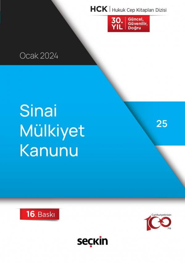 Sınai Mülkiyet Kanunu- 16. Baskı