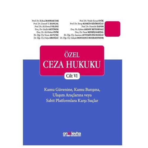 Özel Ceza Hukuku Cilt 6