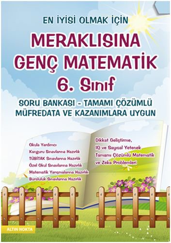 Altın Nokta Meraklısına Genç Matematik 6. Sınıflar İçin Soru Bankası Tamamı Çözümlü