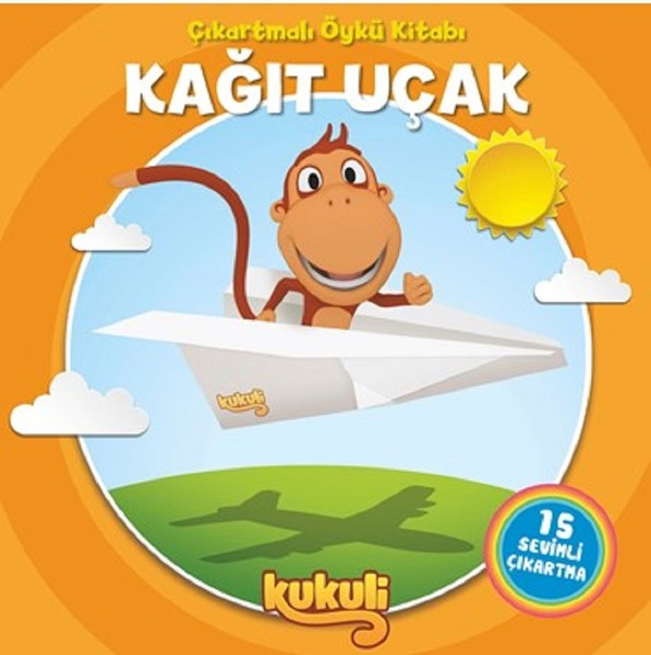 Kukuli-Kağıt Uçak-Çıkartmalı Öykü Kitabı