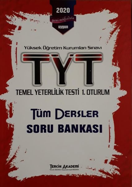 Tercih Akademi  TYT 1. Oturum Tüm Desler Soru Bankası (Yeni)