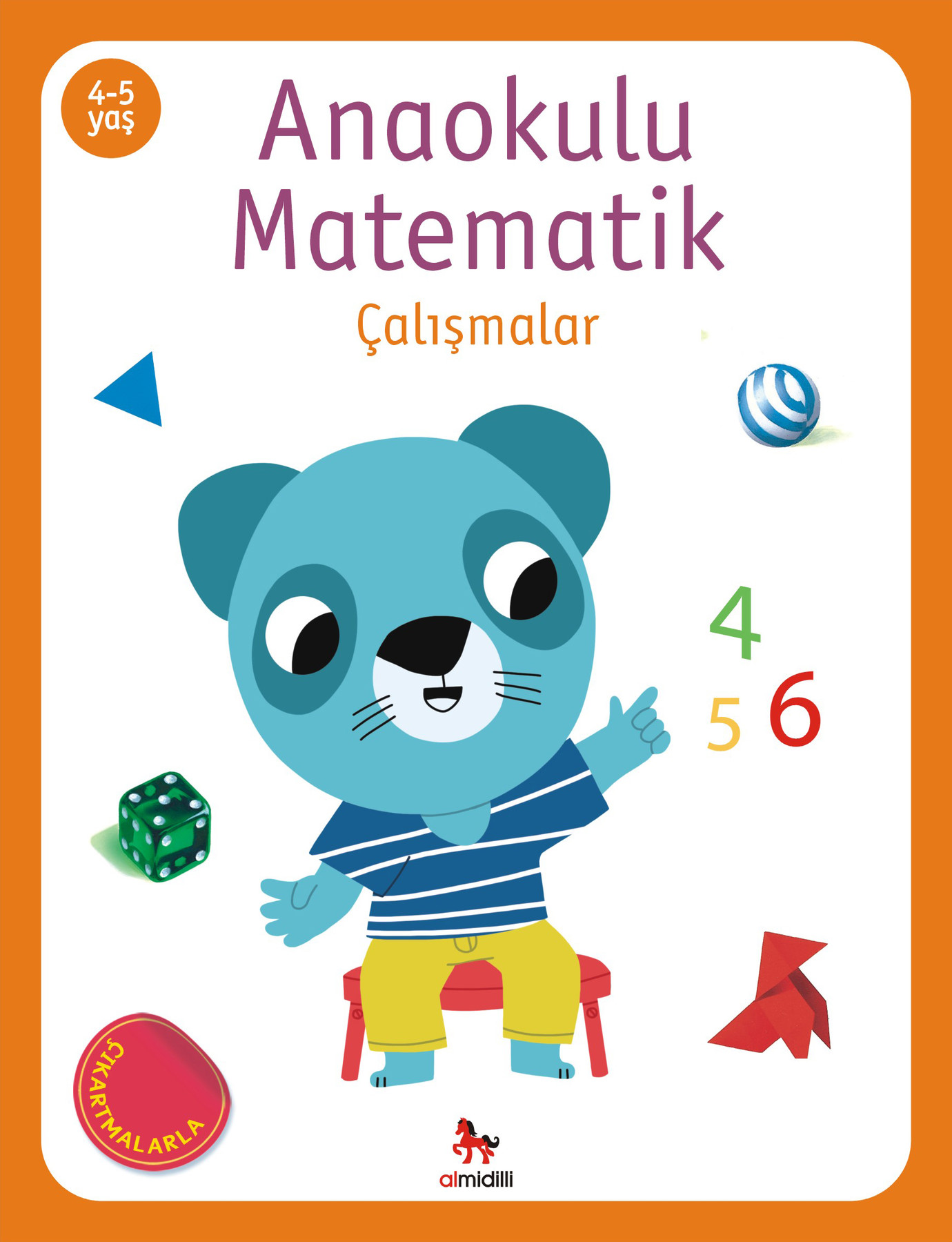Anaokulu Matematik Çalışmalar 4-5 Yaş Çıkartmalarla