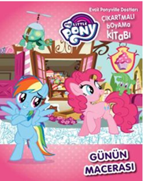 Mlp Günün Macerası Evcil Pony ile Dostları - Çıkartmalı Boyama