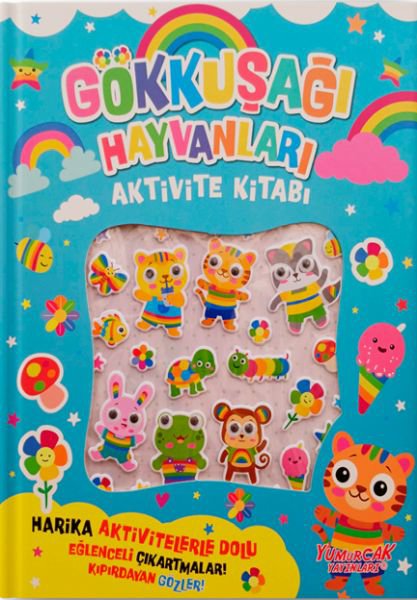 Gökkuşağı Hayvanları Aktivite Kitabı