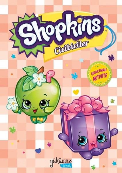 Shopkins Cicibiciler Çıkartmalı Aktivite - Turuncu