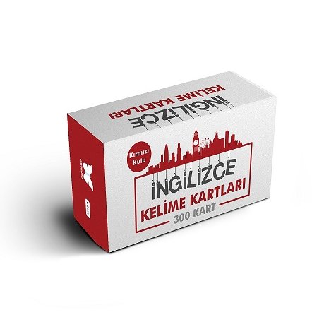 İngilizce Kelime Öğreten Kartlar 3. Kutu (Kırmızı Kutu)