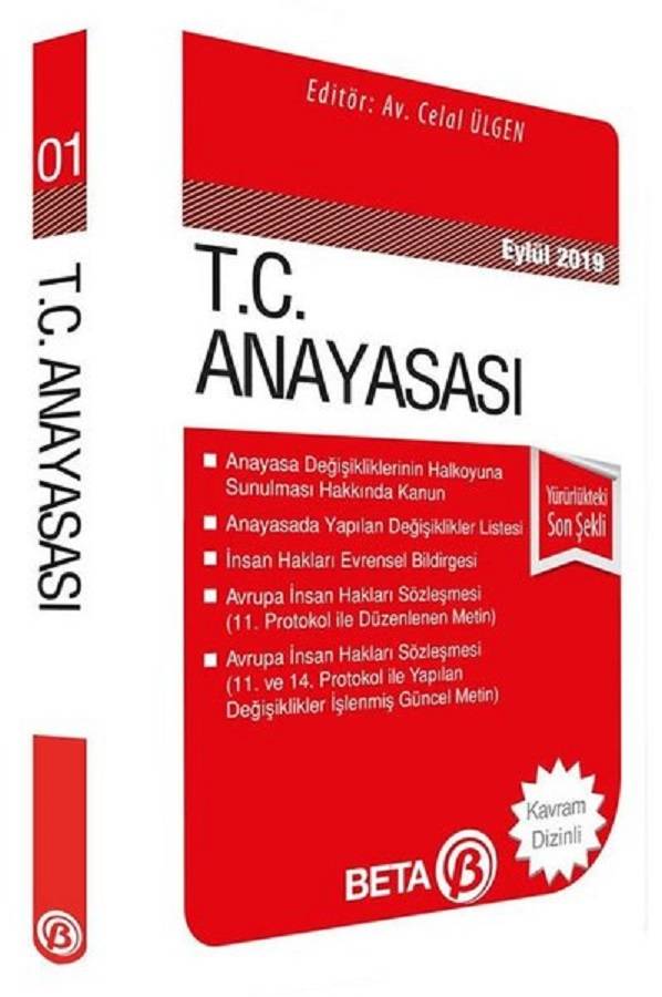 T.C. Anayasası Eylül 2019
