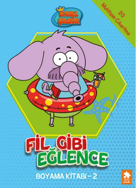 Kral Şakir Fil Gibi Eğlence Boyama Kitabı- 2