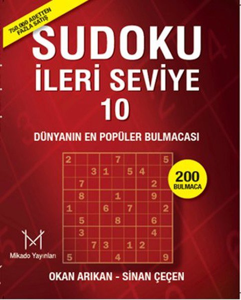 Sudoku İleri Seviye 10 Profesyoneller İçin