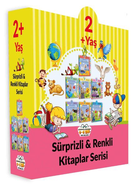 Sürprizli Renkli Kitaplar - 7 Kitap Set (2+Yaş)
