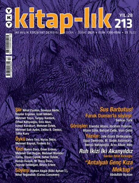 Kitap-lık Sayı 213 - İki Aylık Edebiyat Dergisi