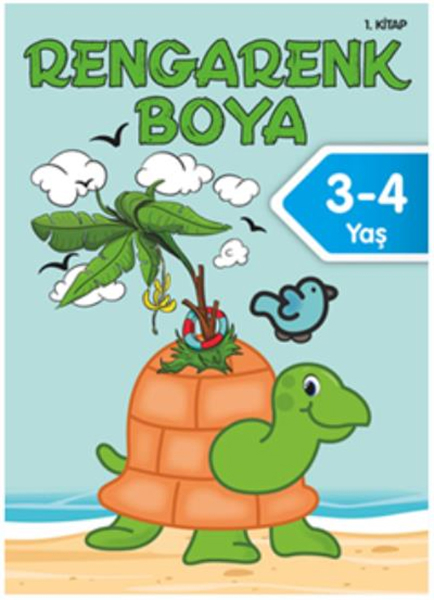 Rengarenk Boya 3-4 Yaş 1. Kitap