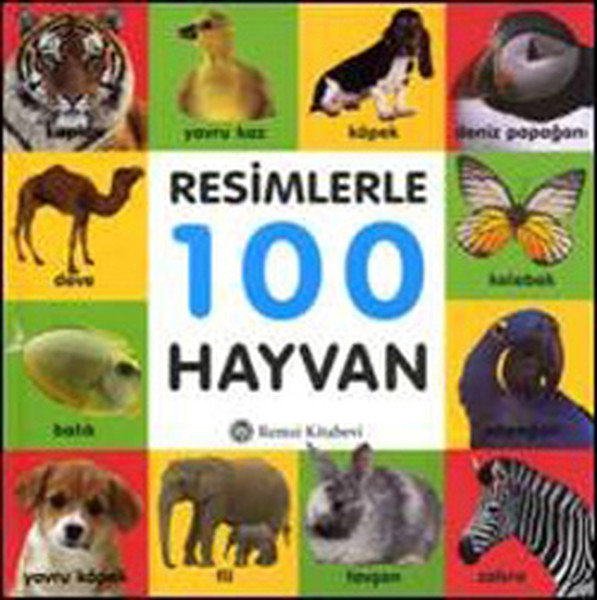 Resimlerle 100 Hayvan (Ciltli)