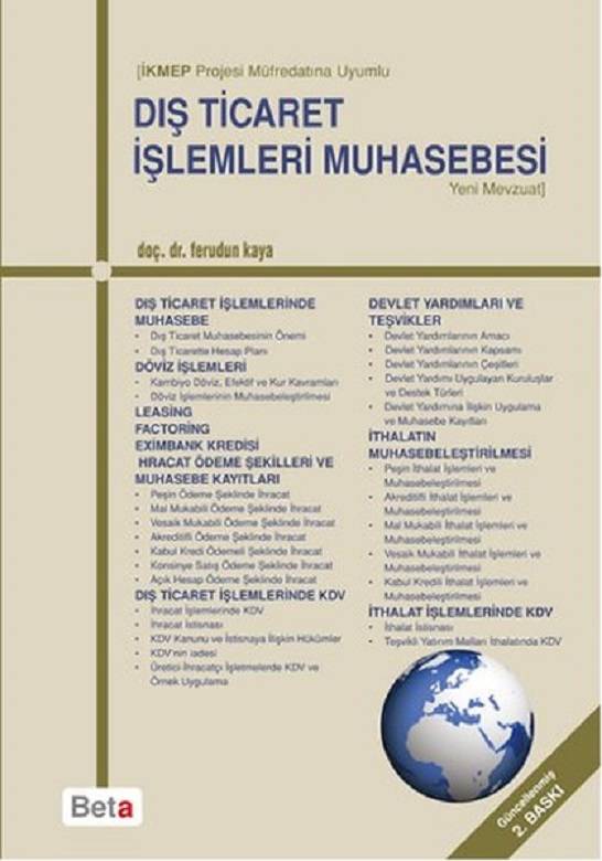 Dış Ticaret İşlemleri Muhasebesi / Yeni Mevzuat