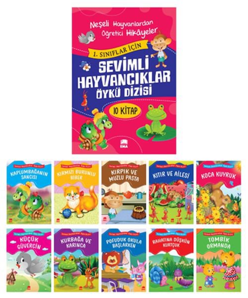 Sevimli Hayvancıklar Öykü Dizisi (10 Kitap)