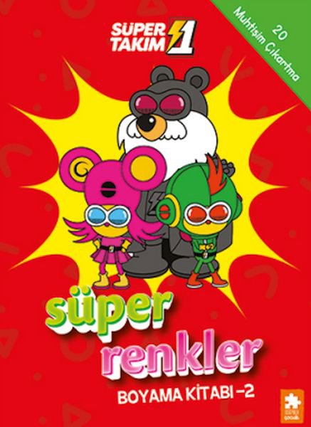 Süper 1 Takım Süper Renkler Boyama Kitabı - 2