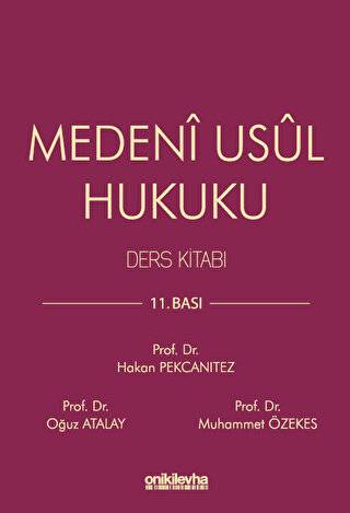 Medeni Usul Hukuku Ders Kitabı- 11. BASKI