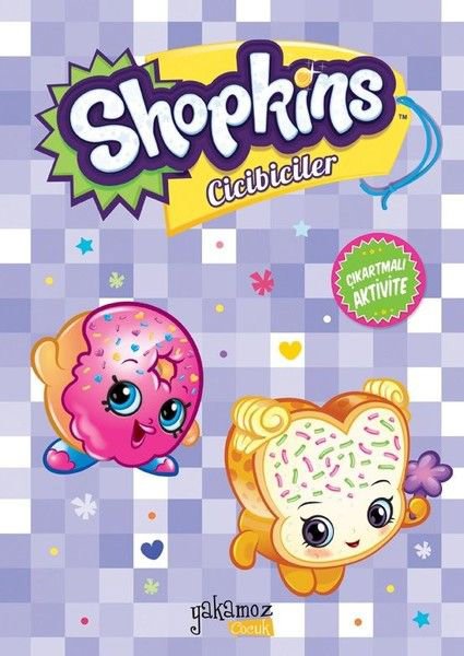 Shopkins Cicibiciler Çıkartmalı Aktivite - Mor
