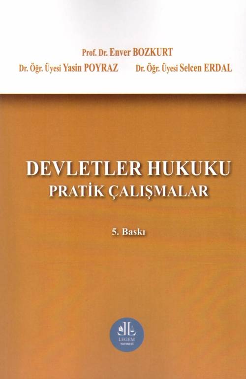 Devletler Hukuku Pratik Çalışmalar- 5. Baskı