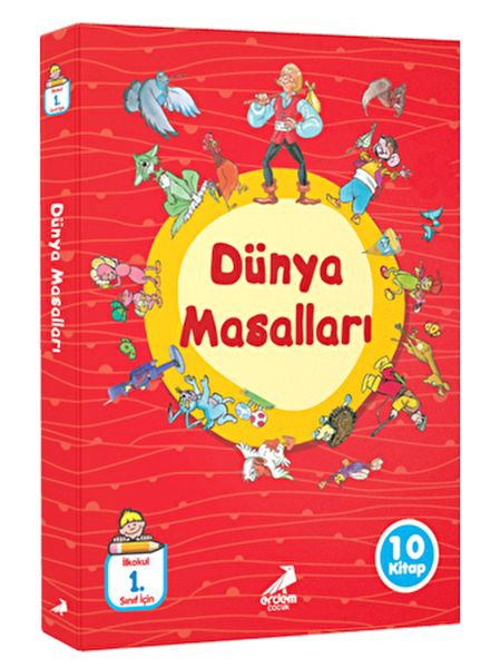 Düz Yazılı Dünya Masalları (10 Kitap Takım)