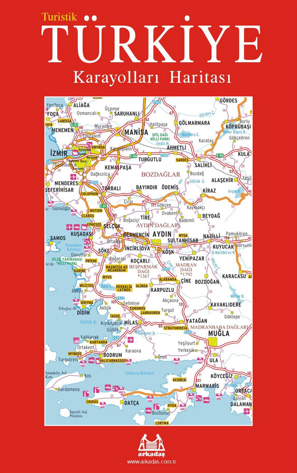 Turistik Türkiye Karayolları Haritası
