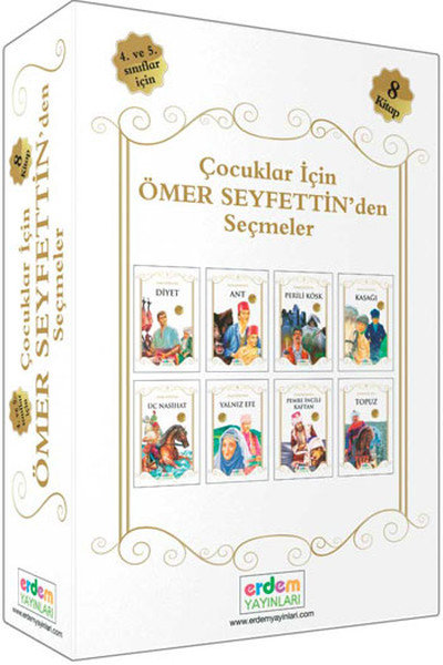 Çocuklar İçin Ömer Seyfettinden Seçmeler (8 Kitap Takım)