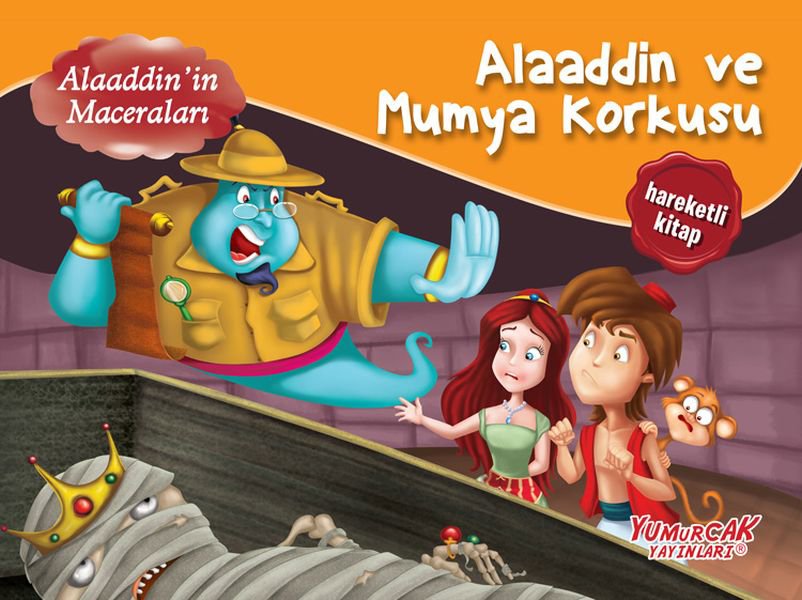 Alaaddin Ve Mumya Korkusu - Üç Boyutlu Kitap (Ciltli)