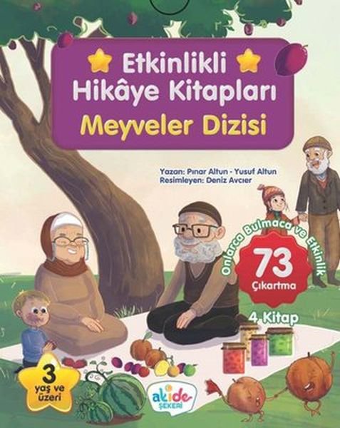 Meyveler Dizisi - Etkinlikli Hikaye Kitapları (4 Kitap Takım)