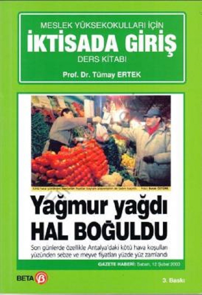 Meslek Yüksekokulları İçin İktisada Giriş Ders Kitabı