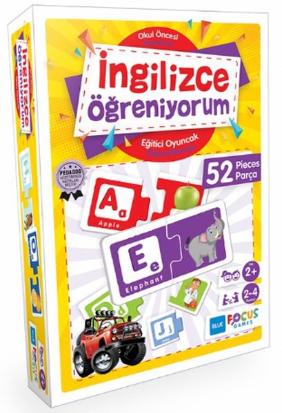 Blue Focus İngilizce Öğreniyorum - Eğitici Oyunlar 52 Parça