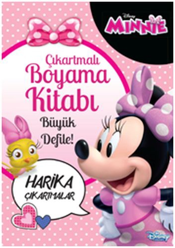 Disney Minnie Çıkartmalı Boyama Kitabı Büyük Defile!
