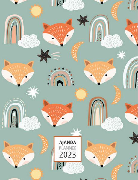 Akademi Çocuk 16x21 cm 2023 Fox Haftalık Ajanda
