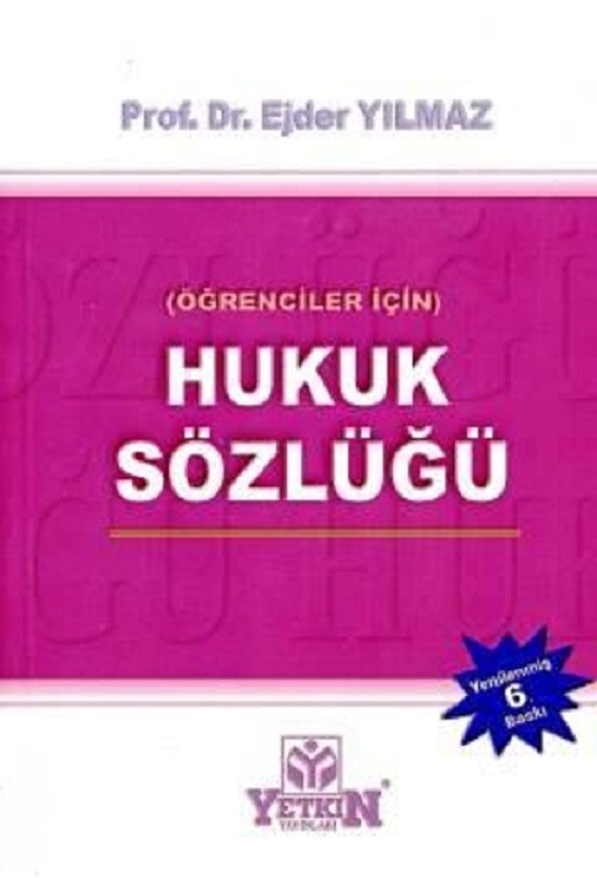 Hukuk Sözlüğü (Öğrenciler İçin)