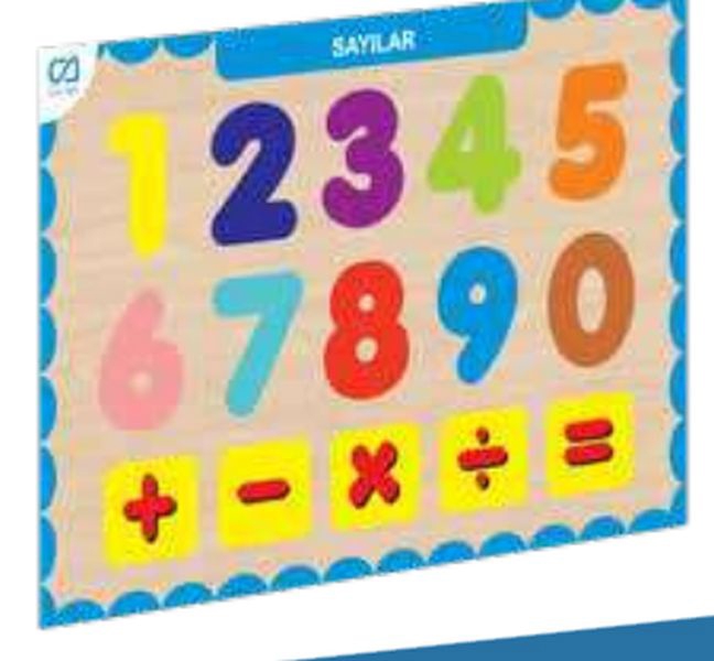 Ahşap Sayılar Eğitici Set
