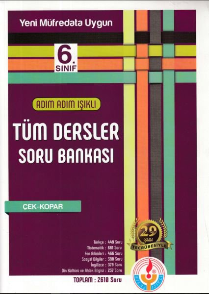 Adım Adım Işıklı 6.Sınıf Tüm Dersler Soru Bankası (Yeni)